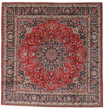  Persialainen Mashad Matot 293X295 Punainen/Tummanpunainen Carpetvista
