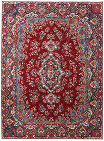  Yazd Patina 258X350 Vintage Persischer Wollteppich Rot/Dunkelrot Groß Carpetvista