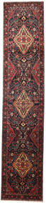  Persisk Nahavand Teppe 110X530 Mørk Rød/Rød Carpetvista