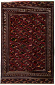 Dywan Turkmeński Patina 262X408 Ciemnoczerwony/Brunatny Duży (Wełna, Persja/Iran)