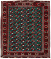  Persisk Turkaman Patina Teppe 293X338 Mørk Rød/Rød Carpetvista