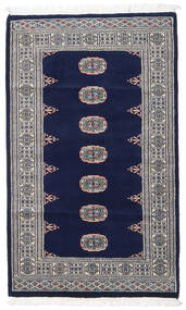  Pakistan Bokhara 2Ply Rug 97X161 Wool Dark Blue/Grey Small Carpetvista