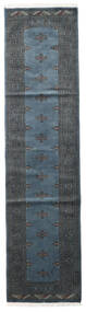  Pakistan Bokhara 2Ply Rug 79X312 Wool Dark Grey/Dark Blue Small Carpetvista