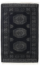  Orientalischer Pakistan Buchara 3Ply Teppich 78X121 Dunkelgrau/Grau Wolle, Pakistan Carpetvista