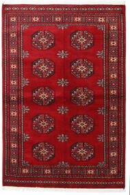138X206 Χαλι Ανατολής Pakistan Μπουχαρα 3Ply Σκούρο Κόκκινο/Κόκκινα (Μαλλί, Πακιστανικά) Carpetvista