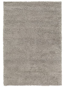  140X200 Plain (Single Colored) Shaggy Rug Small Serenity - Greige Wool