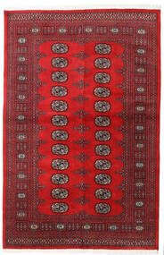 絨毯 オリエンタル パキスタン ブハラ 2Ply 136X208 レッド/ダークレッド (ウール, パキスタン)