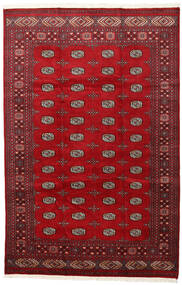 絨毯 パキスタン ブハラ 2Ply 202X312 ダークレッド/レッド (ウール, パキスタン)
