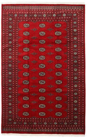 201X309 絨毯 オリエンタル パキスタン ブハラ 2Ply ダークレッド/レッド (ウール, パキスタン) Carpetvista