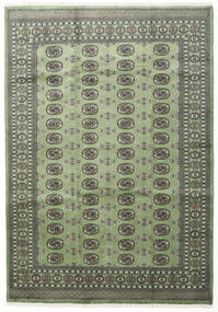 絨毯 オリエンタル パキスタン ブハラ 2Ply 199X284 グリーン/グレー (ウール, パキスタン)