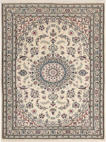  Persischer Nain 6La Teppich 90X117 Beige/Dunkelgrau (Wolle, Persien/Iran)