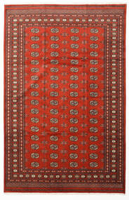 絨毯 パキスタン ブハラ 2Ply 203X313 レッド/茶色 (ウール, パキスタン)