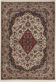 Ilam Sherkat Farsh Silke Teppe 100X145 Brun/Oransje Persia/Iran