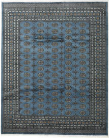 248X308 Dywan Pakistański Bucharski 2Ply Orientalny Ciemnoszary/Niebieski (Wełna, Pakistan ) Carpetvista