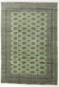  Pakistan Bokhara 2Ply Rug 244X355 Wool Green/Grey Large Carpetvista