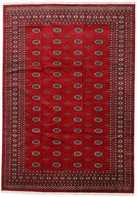  Pakistan Μπουχαρα 2Ply Χαλι 246X352 Μαλλινο Σκούρο Κόκκινο/Κόκκινα Μεγάλο Carpetvista
