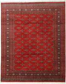 242X299 絨毯 オリエンタル パキスタン ブハラ 2Ply レッド/茶色 (ウール, パキスタン) Carpetvista