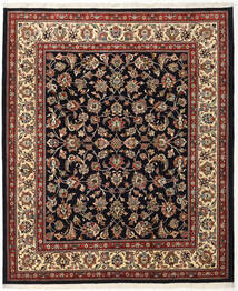  Persian Kashmar Fine Rug 205X244 Brown/Black (Wool, Persia/Iran)