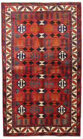  Oriental Lori Rug 138X231 Red/Dark Pink Wool, Persia/Iran Carpetvista