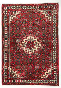  Persisk Hamadan Teppe 101X148 Rød/Mørk Rød (Ull, Persia/Iran)