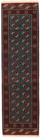 Tappeto Orientale Turkaman 83X286 Passatoie Rosso Scuro/Rosso (Lana, Persia/Iran)