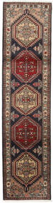 絨毯 アルデビル 72X288 廊下 カーペット 茶色/ダークレッド (ウール, ペルシャ/イラン)