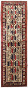  Persischer Afshar Teppich 93X299 Läufer Dunkelrot/Rot (Wolle, Persien/Iran)