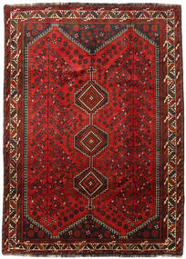  Persischer Shiraz Teppich 204X286 Rot/Braun (Wolle, Persien/Iran)