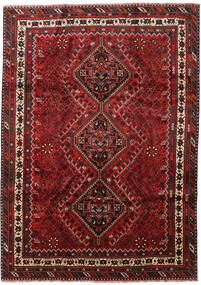  Shiraz Tappeto 219X308 Persiano Di Lana Rosso Scuro/Rosso Carpetvista