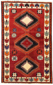  129X208 Ghashghai Teppich Rot/Dunkelrot Persien/Iran Carpetvista