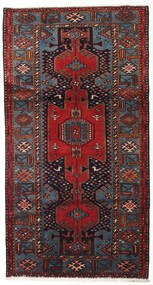  Hamadan Rug 108X203 Persian Wool Dark Red/Red Small Carpetvista