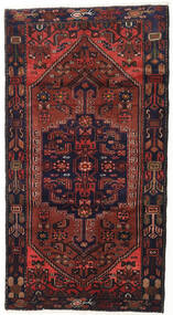  Persischer Hamadan Teppich 108X201 Dunkelrosa/Rot Carpetvista
