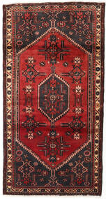 104X197 Hamadan Vloerkleed Oosters Donkerrood/Rood (Wol, Perzië/Iran) Carpetvista