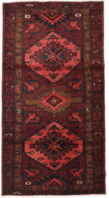  107X207 Hamadan Teppich Dunkelrot/Rot Persien/Iran Carpetvista