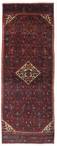 Hamadan Teppich 86X231 Läufer Dunkelrot/Rot Wolle, Persien/Iran Carpetvista