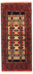  Orientalisk Turkaman Matta 87X188 Ull, Persien/Iran Carpetvista