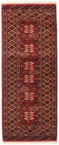 絨毯 ペルシャ トルクメン 87X207 廊下 カーペット レッド/茶色 (ウール, ペルシャ/イラン)