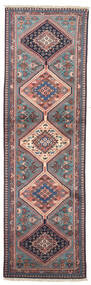  Persischer Yalameh Teppich 63X210 Läufer Rot/Grau (Wolle, Persien/Iran)