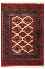  Orientalsk Turkaman Teppe 103X149 Mørk Rød/Rød Ull, Persia/Iran Carpetvista