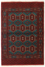 Tappeto Persiano Turkaman 104X151 Rosso Scuro/Rosso (Lana, Persia/Iran)