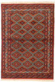 絨毯 ペルシャ トルクメン 105X150 レッド/茶色 (ウール, ペルシャ/イラン)