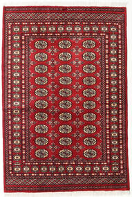  Paquistão Bucara 2Ply Tapete 125X185 Lã Vermelho/Vermelho Escuro Pequeno Carpetvista