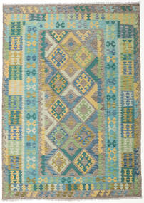  Oriental Kilim Afghan Old Style Rug 210X297 Wool, Afghanistan Carpetvista