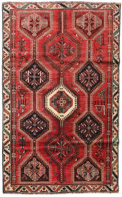  Shiraz Matot 159X257 Persialainen Villamatto Punainen/Tummanpunainen Pieni Matto Carpetvista