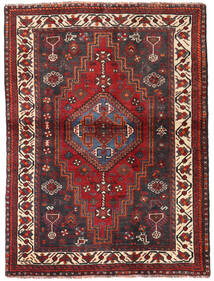  115X154 Medaillon Klein Shiraz Teppich Wolle, Carpetvista