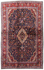 130X212 Alfombra Oriental Sarough Rojo/Púrpura Oscuro (Lana, Persia/Irán) Carpetvista