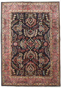  Persischer Moud Teppich 171X243 Dunkelgrau/Braun (Wolle, Persien/Iran)