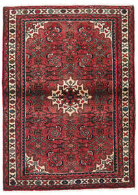 100X150 Tapis D'orient Hamadan Rouge/Rouge Foncé (Laine, Perse/Iran) Carpetvista