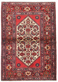  Hamadan Rug 107X155 Persian Wool Red/Dark Red Small Carpetvista