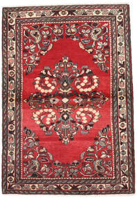  Hamadan Teppich 107X155 Persischer Wollteppich Rot/Dunkelrot Klein Carpetvista